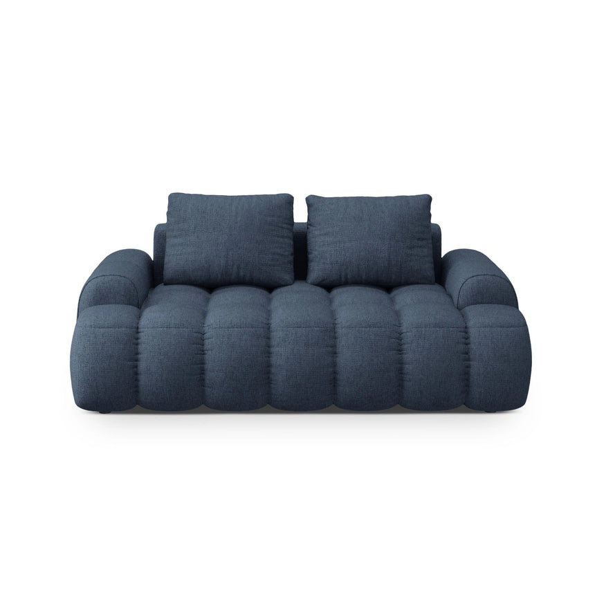 Linz 2-Sitzer Sofa aus Strukturierter Stoff in Dunkelblau (Sorella 77), 175x100 cm von Cosmopolitan Design – Bild 1