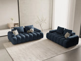 Linz 2-Sitzer Sofa aus Strukturierter Stoff in Dunkelblau (Sorella 77), 175x100 cm von Cosmopolitan Design – Bild 2