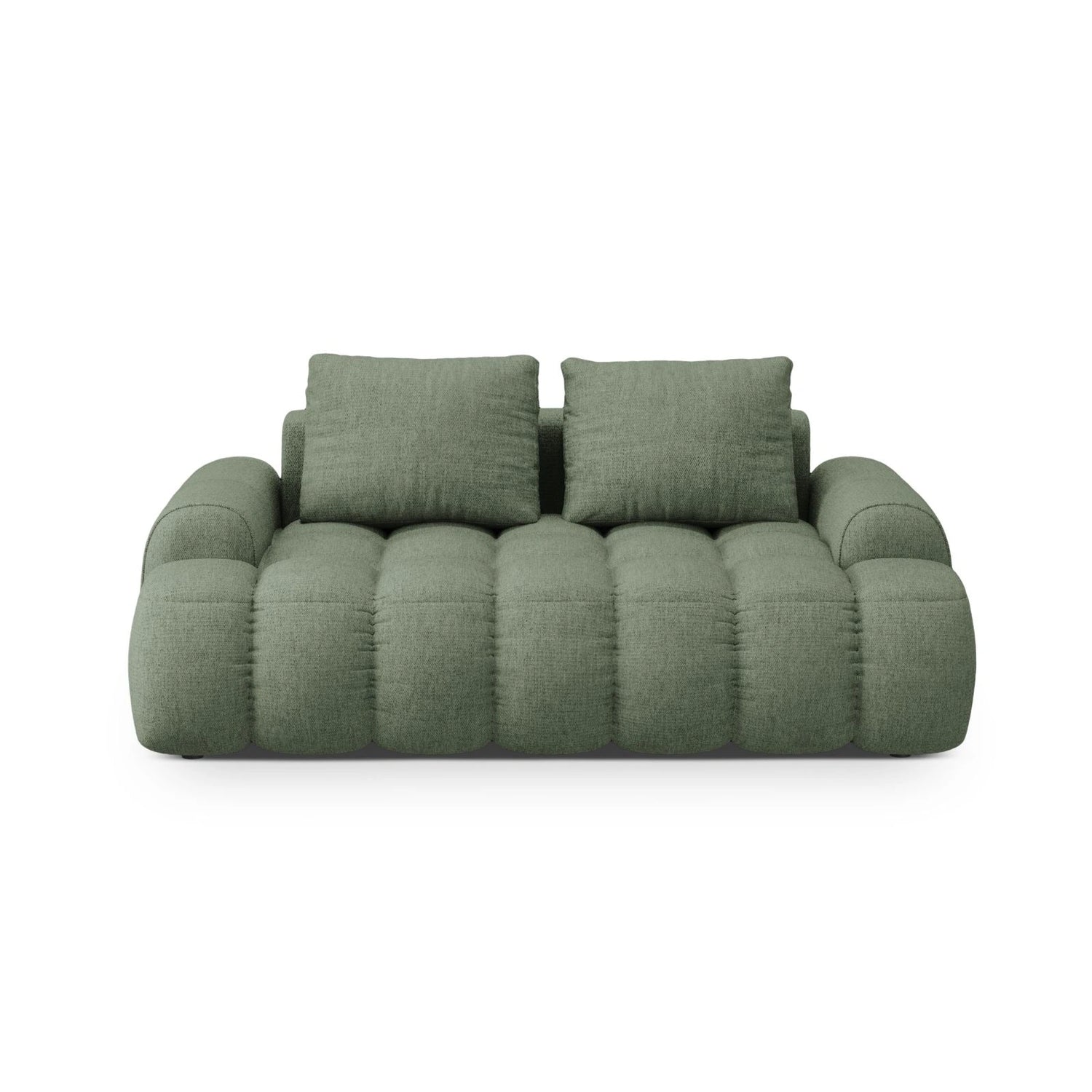 Linz 2-Sitzer Sofa aus Strukturierter Stoff in Dunkles olivgrün (Sorella 34), 175x100 cm von Cosmopolitan Design – Bild 1