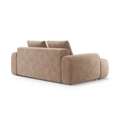 Linz 3-Sitzer Sofa aus Samt in Dunkelbeige (Vogue 3), 200x100x84 cm von Cosmopolitan Design – Bild 5