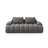 Linz 3-Sitzer Sofa aus Samt in Grau (Vogue 15), 200x100x84 cm von Cosmopolitan Design – Bild 1