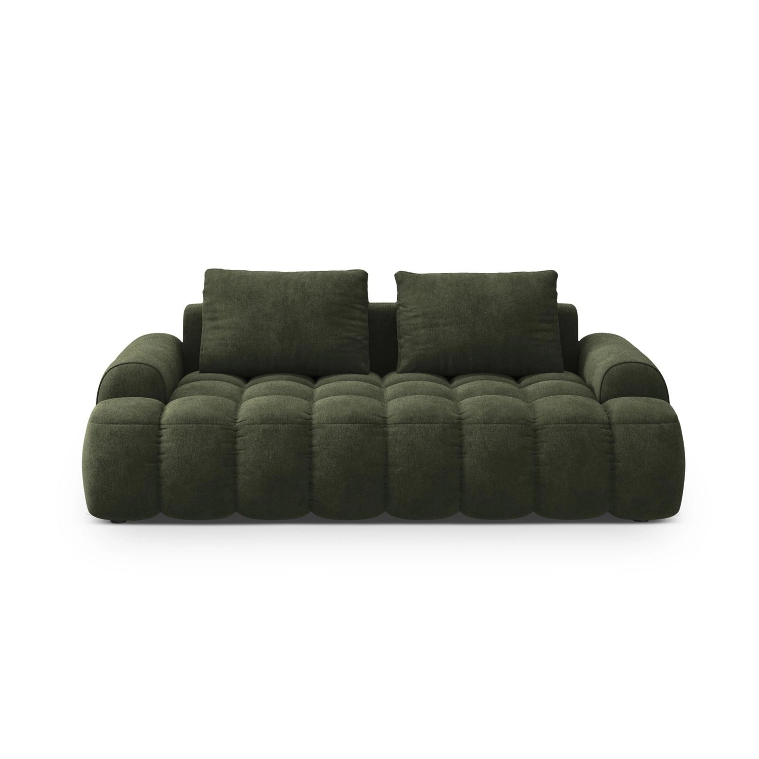 Linz 3-Sitzer Sofa aus Samt in Grün (Vogue 11), 200x100x84 cm von Cosmopolitan Design – Bild 1