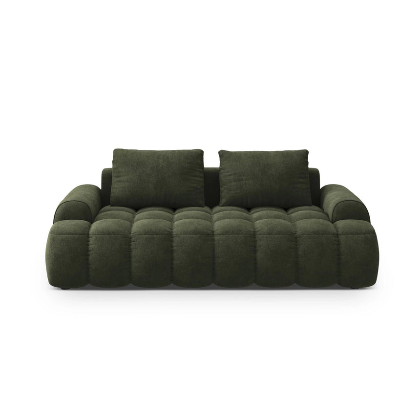 Linz 3-Sitzer Sofa aus Samt in Grün (Vogue 11), 200x100x84 cm von Cosmopolitan Design – Bild 1