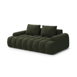 Linz 3-Sitzer Sofa aus Samt in Grün (Vogue 11), 200x100x84 cm von Cosmopolitan Design – Bild 4