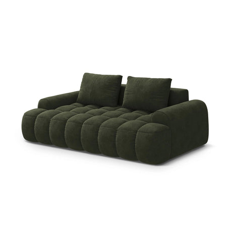 Linz 3-Sitzer Sofa aus Samt in Grün (Vogue 11), 200x100x84 cm von Cosmopolitan Design – Bild 4