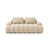Linz 3-Sitzer Sofa aus Samt oder Strukturstoff, 200x100x84 cm von Cosmopolitan Design – Bild 1