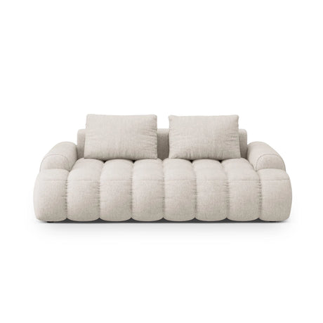 Linz 3-Sitzer Sofa aus Strukturierter Stoff in Beige (Sorella 03), 200x100x84 cm von Cosmopolitan Design – Bild 1