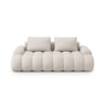 Linz 3-Sitzer Sofa aus Strukturierter Stoff in Beige (Sorella 03), 200x100x84 cm von Cosmopolitan Design – Bild 1