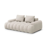 Linz 3-Sitzer Sofa aus Strukturierter Stoff in Beige (Sorella 03), 200x100x84 cm von Cosmopolitan Design – Bild 4