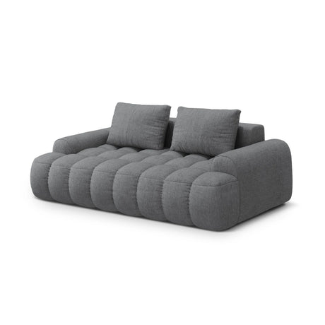 Linz 3-Sitzer Sofa aus Strukturierter Stoff in Grau (Sorella 89), 200x100x84 cm von Cosmopolitan Design – Bild 4