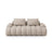 Linz 3-Sitzer Sofa aus Strukturierter Stoff in Sand (Sorella 05), 200x100x84 cm von Cosmopolitan Design – Bild 1