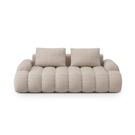 Linz 3-Sitzer Sofa aus Strukturierter Stoff in Sand (Sorella 05), 200x100x84 cm von Cosmopolitan Design – Bild 1