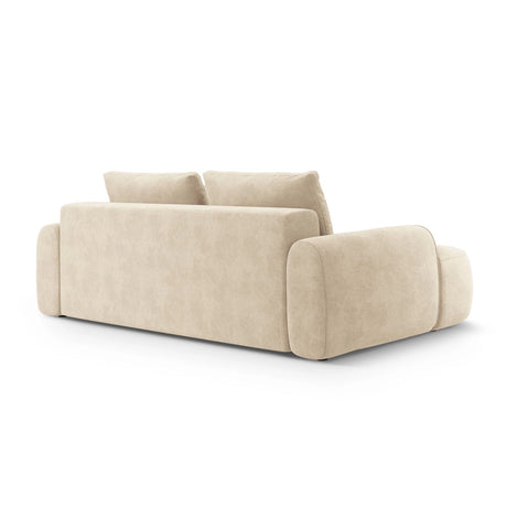 Linz 4-Sitzer Sofa mit Schlaffunktion und Stauraum, aus Samt oder Strukturstoff, 250x100x84 cm von Cosmopolitan Design – Bild 6