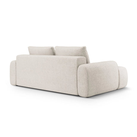 Linz 4-Sitzer Sofa mit Schlaffunktion und Stauraum, aus Strukturierter Stoff in Beige (Sorella 03), 250x100x84 cm von Cosmopolitan Design – Bild 6