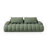 Linz 4-Sitzer Sofa mit Schlaffunktion und Stauraum, aus Strukturierter Stoff in Dunkles Olivgrün (Sorella 34), 250x100x84 cm von Cosmopolitan Design – Bild 1