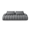 Linz 4-Sitzer Sofa mit Schlaffunktion und Stauraum, aus Strukturierter Stoff in Grau (Sorella 89), 250x100x84 cm von Cosmopolitan Design – Bild 1