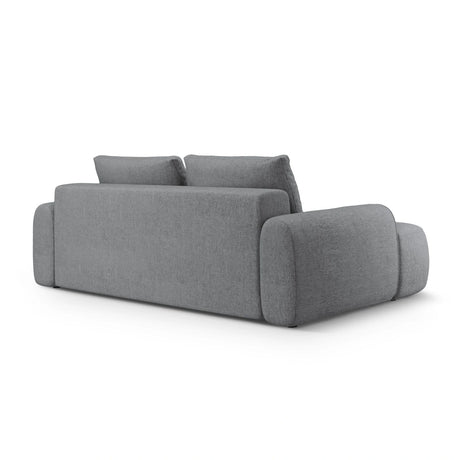 Linz 4-Sitzer Sofa mit Schlaffunktion und Stauraum, aus Strukturierter Stoff in Grau (Sorella 89), 250x100x84 cm von Cosmopolitan Design – Bild 6