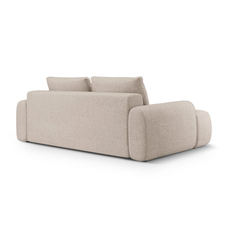 Linz 4-Sitzer Sofa mit Schlaffunktion und Stauraum, aus Strukturierter Stoff in Sand (Sorella 05), 250x100x84 cm von Cosmopolitan Design – Bild 6