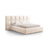 Livigno Bett mit Kopfteil und Stauraum aus Samt oder Strukturstoff, 140x200 cm von Cosmopolitan Design – Bild 1