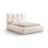 Livigno Bett mit Kopfteil und Stauraum aus Samt oder Strukturstoff, 180x200 cm von Cosmopolitan Design – Bild 1