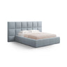 Livigno Bett mit Kopfteil und Stauraum aus Strukturierter Stoff in Hellblau (Solid 73), 140x200 cm von Cosmopolitan Design – Bild 1