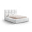 Livigno Bett mit Kopfteil und Stauraum aus Strukturierter Stoff in Kaltes Hellgrau (Solid 80), 180x200 cm von Cosmopolitan Design – Bild 1