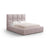 Livigno Bett mit Kopfteil und Stauraum aus Strukturierter Stoff in Rosa (Solid 61), 160x200 cm von Cosmopolitan Design – Bild 1