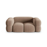Loretto 2-Sitzer Sofa aus Samt in Dunkelbeige (Vogue 3), 180x100 cm von Cosmopolitan Design – Bild 1