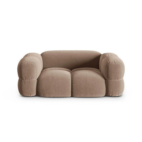 Loretto 2-Sitzer Sofa aus Samt in Dunkelbeige (Vogue 3), 180x100 cm von Cosmopolitan Design – Bild 1