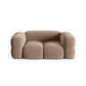 Loretto 2-Sitzer Sofa aus Samt in Dunkelbeige (Vogue 3), 180x100 cm von Cosmopolitan Design – Bild 1