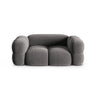 Loretto 2-Sitzer Sofa aus Samt in Grau (Vogue 15), 180x100 cm von Cosmopolitan Design – Bild 1