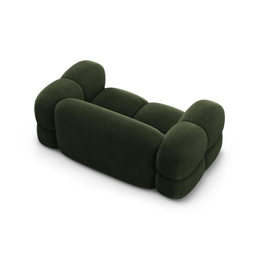 Loretto 2-Sitzer Sofa aus Samt in Grün (Vogue 11), 180x100 cm von Cosmopolitan Design – Bild 6