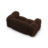 Loretto 2-Sitzer Sofa aus Samt in Schokolade (Vogue 6), 180x100 cm von Cosmopolitan Design – Bild 6