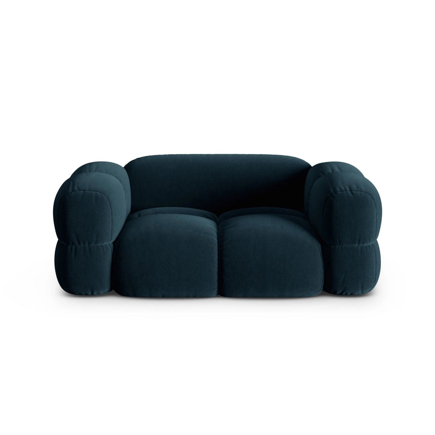 Loretto 2-Sitzer Sofa aus Samt in Tiefes Petrol (Vogue 13), 180x100 cm von Cosmopolitan Design – Bild 1