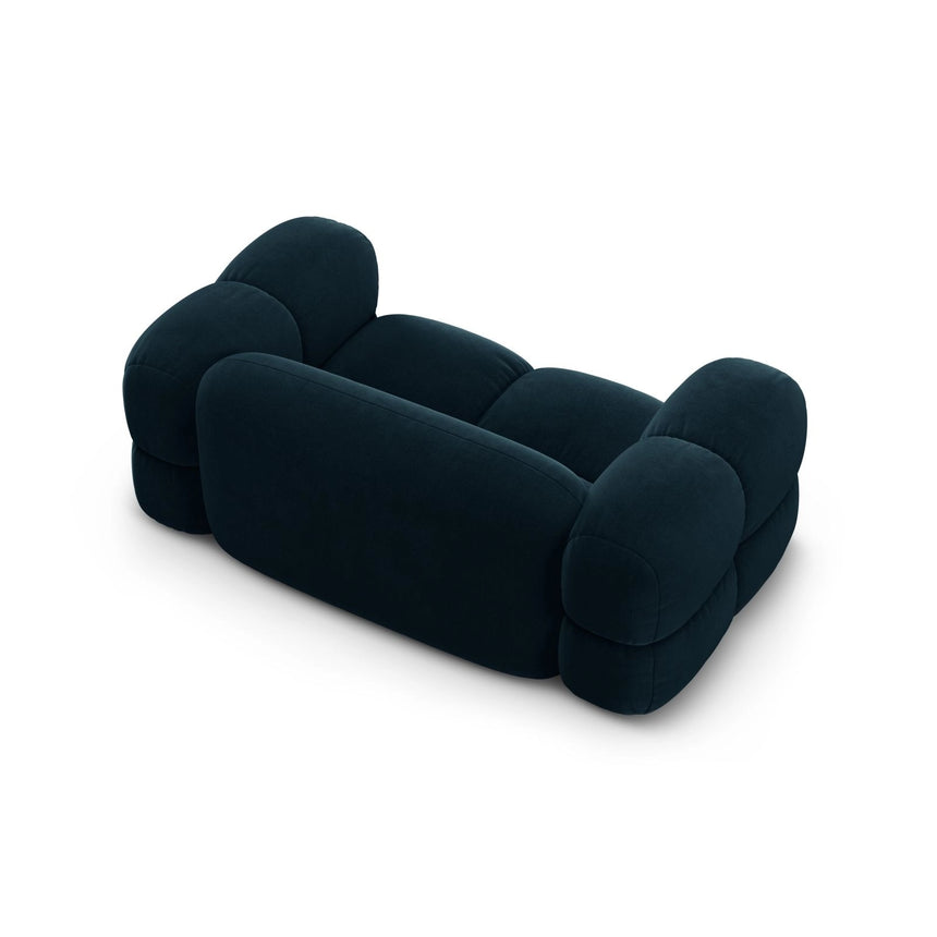 Loretto 2-Sitzer Sofa aus Samt in Tiefes Petrol (Vogue 13), 180x100 cm von Cosmopolitan Design – Bild 6