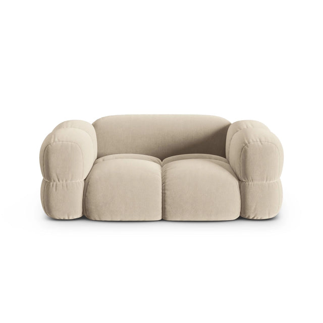 Loretto 2-Sitzer Sofa aus Samt oder Strukturstoff, 180x100 cm von Cosmopolitan Design – Bild 1