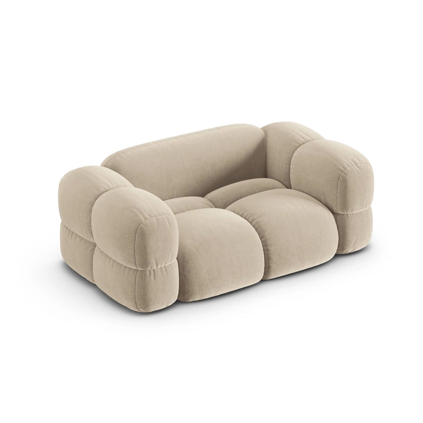 Loretto 2-Sitzer Sofa aus Samt oder Strukturstoff, 180x100 cm von Cosmopolitan Design – Bild 5