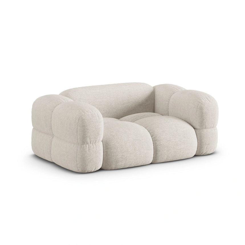 Loretto 2-Sitzer Sofa aus Strukturierter Stoff in Beige (Sorella 03), 180x100 cm von Cosmopolitan Design – Bild 4