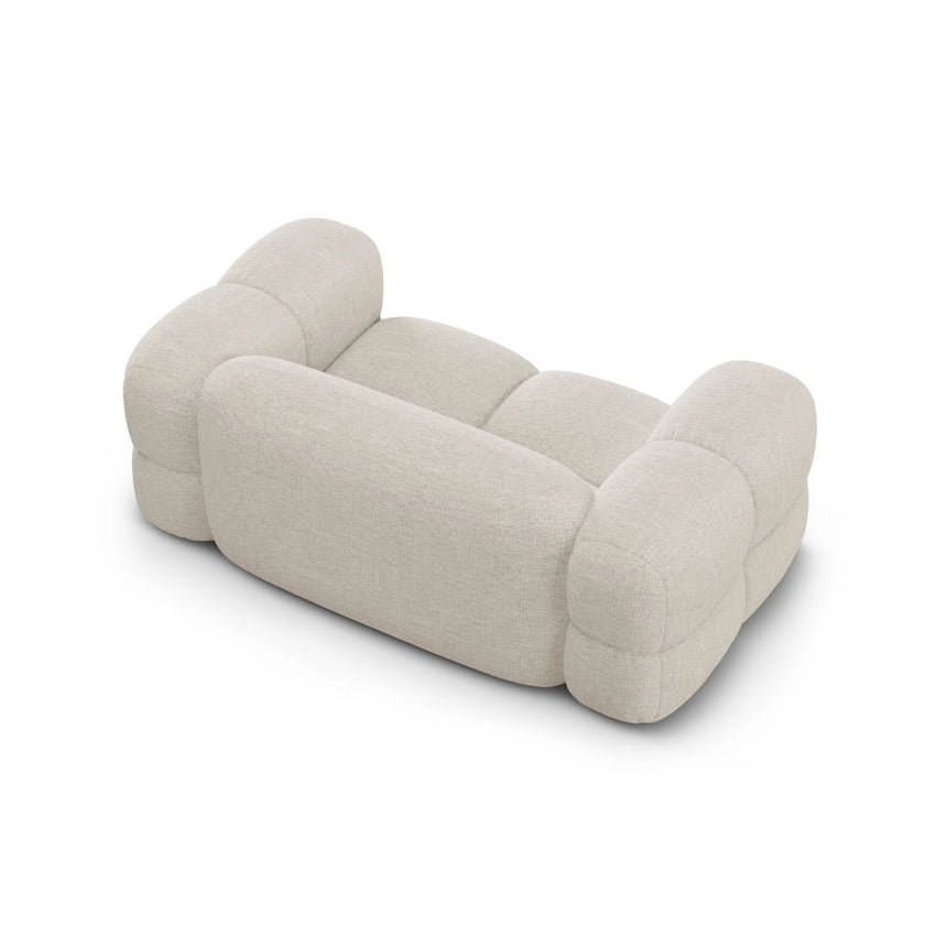 Loretto 2-Sitzer Sofa aus Strukturierter Stoff in Beige (Sorella 03), 180x100 cm von Cosmopolitan Design – Bild 6