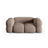 Loretto 2-Sitzer Sofa aus Strukturierter Stoff in Cappuccino (Sorella 21), 180x100 cm von Cosmopolitan Design – Bild 1