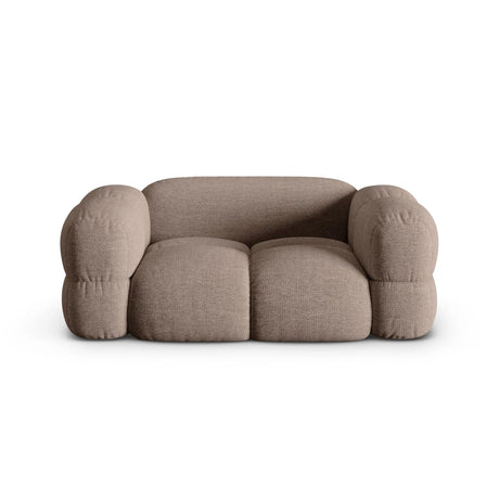 Loretto 2-Sitzer Sofa aus Strukturierter Stoff in Cappuccino (Sorella 21), 180x100 cm von Cosmopolitan Design – Bild 1