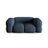 Loretto 2-Sitzer Sofa aus Strukturierter Stoff in Dunkelblau (Sorella 77), 180x100 cm von Cosmopolitan Design – Bild 1