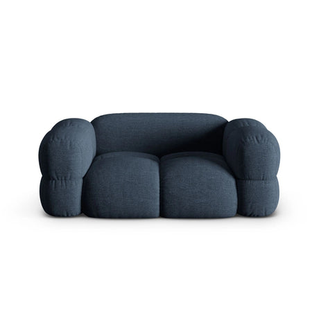 Loretto 2-Sitzer Sofa aus Strukturierter Stoff in Dunkelblau (Sorella 77), 180x100 cm von Cosmopolitan Design – Bild 1