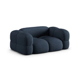 Loretto 2-Sitzer Sofa aus Strukturierter Stoff in Dunkelblau (Sorella 77), 180x100 cm von Cosmopolitan Design – Bild 4