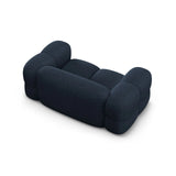 Loretto 2-Sitzer Sofa aus Strukturierter Stoff in Dunkelblau (Sorella 77), 180x100 cm von Cosmopolitan Design – Bild 6