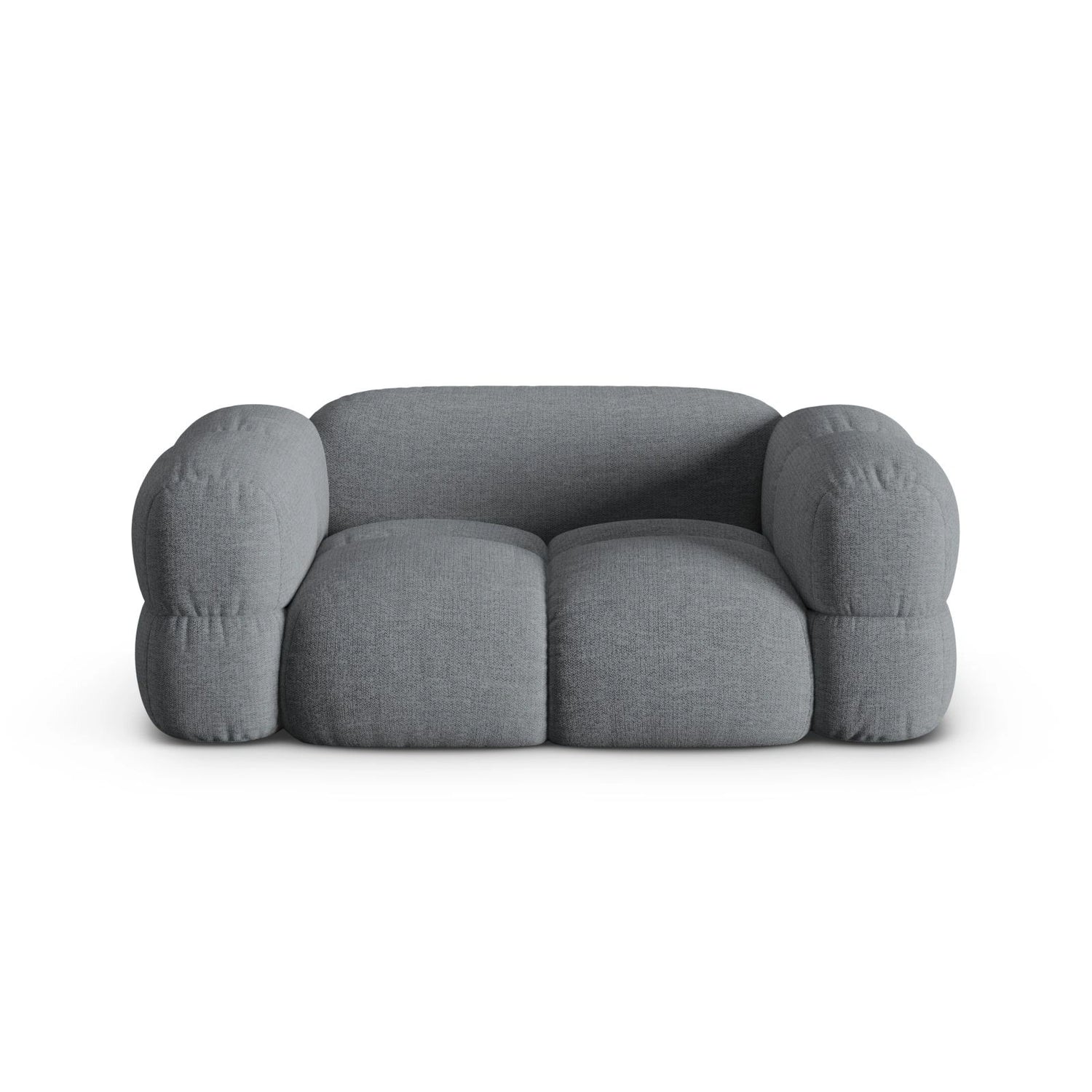 Loretto 2-Sitzer Sofa aus Strukturierter Stoff in Grau (Sorella 89), 180x100 cm von Cosmopolitan Design – Bild 1