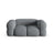 Loretto 2-Sitzer Sofa aus Strukturierter Stoff in Grau (Sorella 89), 180x100 cm von Cosmopolitan Design – Bild 1