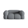 Loretto 2-Sitzer Sofa aus Strukturierter Stoff in Grau (Sorella 89), 180x100 cm von Cosmopolitan Design – Bild 1