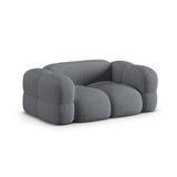 Loretto 2-Sitzer Sofa aus Strukturierter Stoff in Grau (Sorella 89), 180x100 cm von Cosmopolitan Design – Bild 4