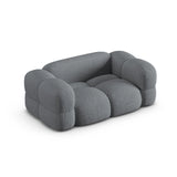 Loretto 2-Sitzer Sofa aus Strukturierter Stoff in Grau (Sorella 89), 180x100 cm von Cosmopolitan Design – Bild 5